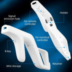 VIKEFON New 1Pcs Detachable For Wii Zapper Gun for Remote Controller Gaming Accessories Games Remote Control Shooting Gun Games