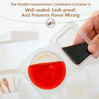 20 Pcs Disposable Picnic Spice Jars - Portable Single-Use Seasoning Boxes for Camping & Barbecue