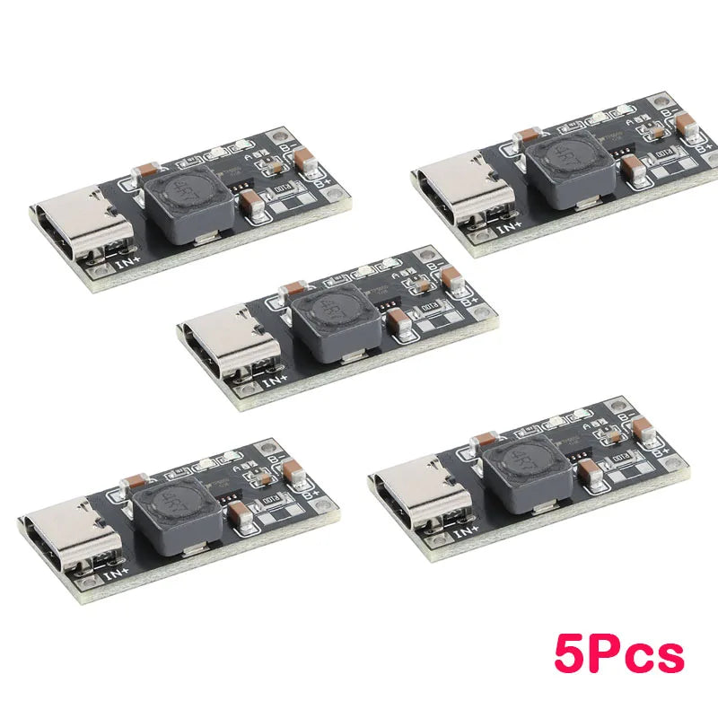 5Pcs/1pc TP5000 Charging Management Power Supply Module Board 2A Compatible 4.2V 8.4V Single and Double Lithium Batteries TYPE-C