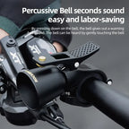 ROCKBROS Local Shipping Bicycle Bell MTB 100db Alloy  Bike Ring Copper Horn Warning Safe Crisp Cycling Bells Accessorie