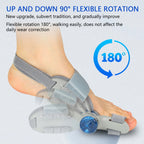 Adjustable Unisex Bunion Foot Adjuster Hallux Valgus Braces Rotatable Toe Separator Straightener Pedicure Finger Toe Adjuster