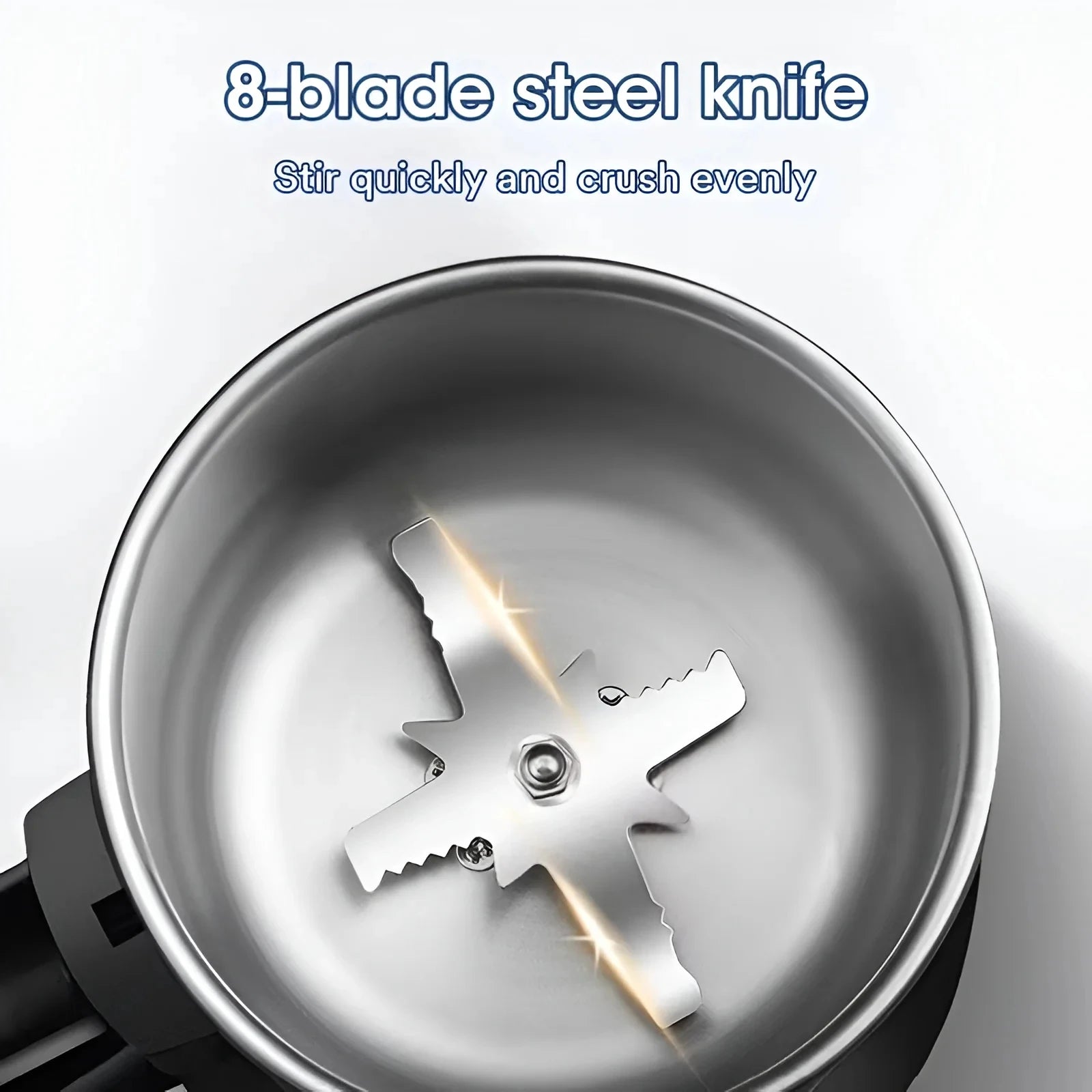 Multipurpose Electric Coffee Bean Grinding Tool Stainless Steel Milling Machine for Seeds Spices Herbs Nuts Coffee Grinder
