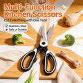 All In One Multipurpose Kitchen Scissors Heavy Duty Sharp Ergonomic Shears for Cooking Craft Office Home Daily Use