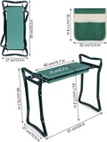 Garden Kneeler and Seat, Upgraded Folding Garden Kneeler and Seat, Upgraded Folding Garden Bench Portable with Foam EVA Kneeling