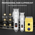 Hair Clippers Electric Razor Shavers for Men USB Rechargeable Clippers and Trimmer Beard Trimmer Barber Kit Professional Clipper