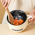 Mini Electric Cooker Portable Rapid Heat Hot Pot for Noodles Soup Steak - Easy Operation Camping Electric Pot