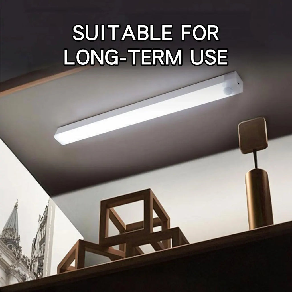 LED Motion Sensor Light Wireless LED Night Light Type C Rechargeable Light Cabinet Wardrobe Lamp Staircase Backlight For Kitchen