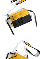 Outdoor Sports Crossbody Sling Bag Nylon Retro Waterproof Tear-Resistant for Cycling Running Hiking Outdoor Essentials