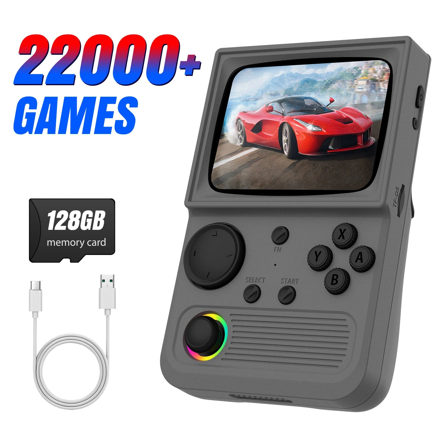 AISLPC R36T Handheld Game Console 18000+Game 3.5'' IPS Screen Wi-Fi Multiplayer Portable Pocket TV Video Console Ship From US