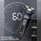 Sejoy 3D Floating Electric Shaver for Men Rechargeable Electric Razor Shaving Machines Mens with Electric Hair Trimmers