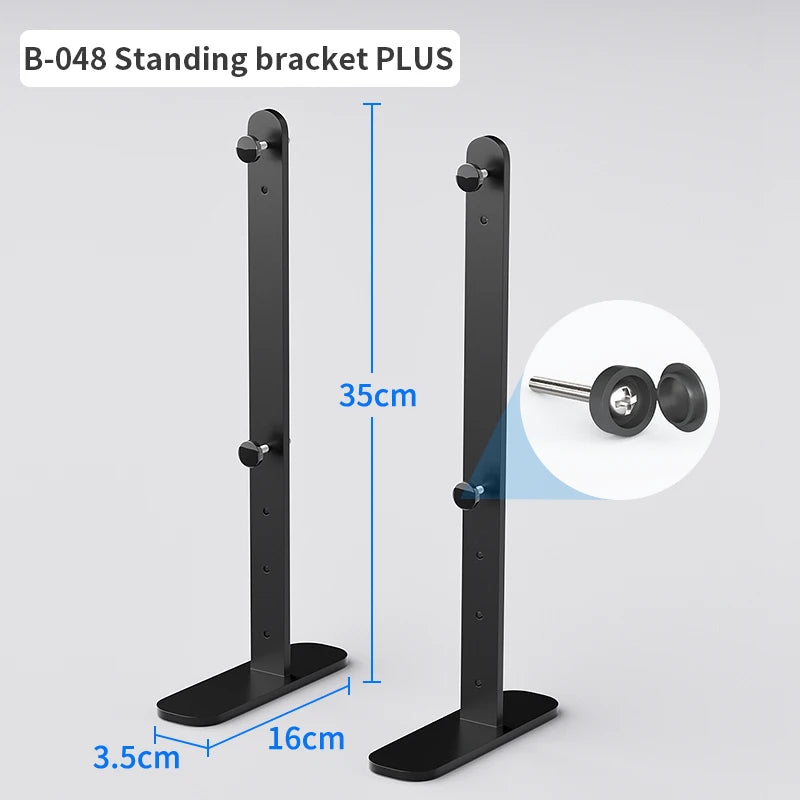 Home & Office Desktop Pegboard: Height-Adjustable Standing Storage Rack for Supplies, Also for Decorative Figurine Display