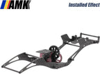 AMK 1/10 Overdrive 30% Metal Differential LCG Transmission with POM Skid Plate for RC Crawler Axial SCX10 Capra Element Gspeed