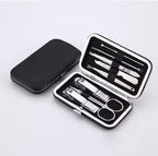 Complete Nail Tool Set 1 Units, 8 Essential Tools per Kit, Sharp Blades & Safe Handles, Easy to Carry in Pocket or Bag