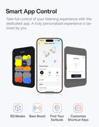 Baseus Bass BC1 Open Ear Earbuds Clip-On Headphones Open-Ring Comfort Clip Earphones SuperBass 4-Mic Clear Calls Sports Earbuds