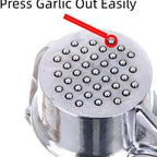 Stainless Steel Garlic Press, Manual Garlic & Ginger Crusher Kitchen Tool