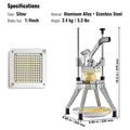 SucceBuy Commercial Vegetable Fruit Heavy Duty Professional Food Dicer Kattex French Fry Cutter Onion Slicer Stainless Steel