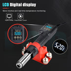 JCD 750W Micro Heat Gun Rework Soldering Air Station LCD Digital Hair Dryer 220V 110V For BGA SMD Hot Air Soldering Tools 8208