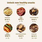 5-Layer Household Dry Fruit Machine Food Dryer Fruit Vegetable Snack Freeze-drying Machine Adjustable Temperature Touch Control