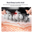 18/24 Heads Fascia Gun Red Light Deep Tissue Muscle Massager Wireless Massage Gun for Back Waist Leg Body Muscle Relaxation Home Gym
