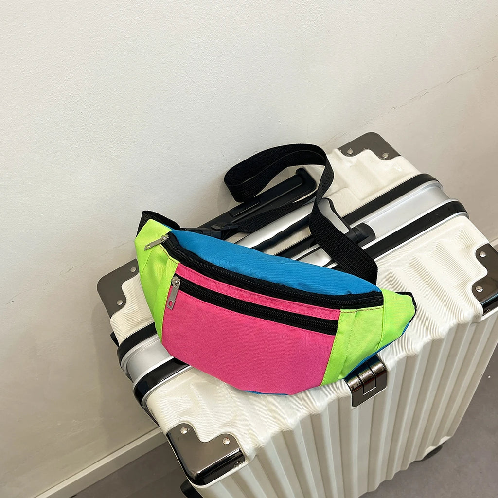 Waist Bag Running Belt Bum Bags Sport Cycling Womens Fanny Pack Wallet Pouch Portable Phone Gym Jogging Cross-Body Pocket
