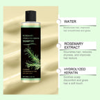 Rosemary Natural Shampoo Hair Thickness Loss Deep Nourishing Scalp Care Strengthen Repair Damaged Oil Control For Men Women
