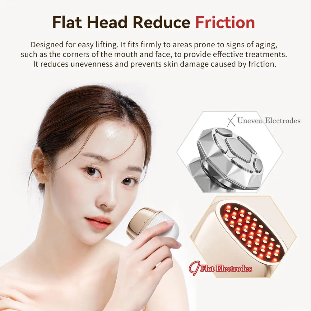 ANLAN Multi-Polar RF Beauty Device Skin Tightening Anti-Aging Wrinkle 3Color LED  Skincare 24K Gold Face Radiofrequency Massager