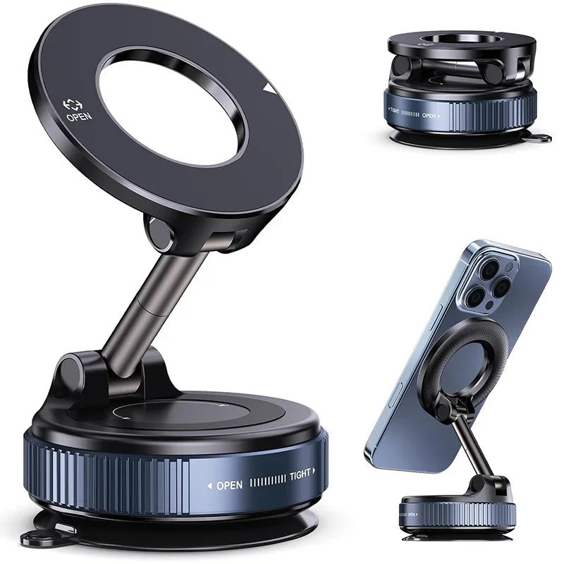 2026 NEW CAR Phone Magnetic Stand Multi-Functional Vacuum Adsorption Stretching And Folding 360° Rotate Navigation Stand
