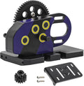 AMK 1/10 Overdrive 30% Metal Differential LCG Transmission with POM Skid Plate for RC Crawler Axial SCX10 Capra Element Gspeed