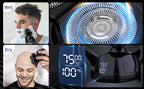 SEJOY Electric Shaver for Men 7D Magnetic Floating Wet/Dry Head Razor Hair Trimmer USB Rechargeable LED Display Beard Trimmers