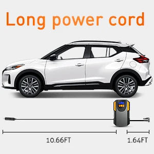 Nilight Tire Inflator Portable Air Compressor, Car Air Pump 150PSI Digital Tire Pressure Gauge Auto Shutoff Tire Pump for Car