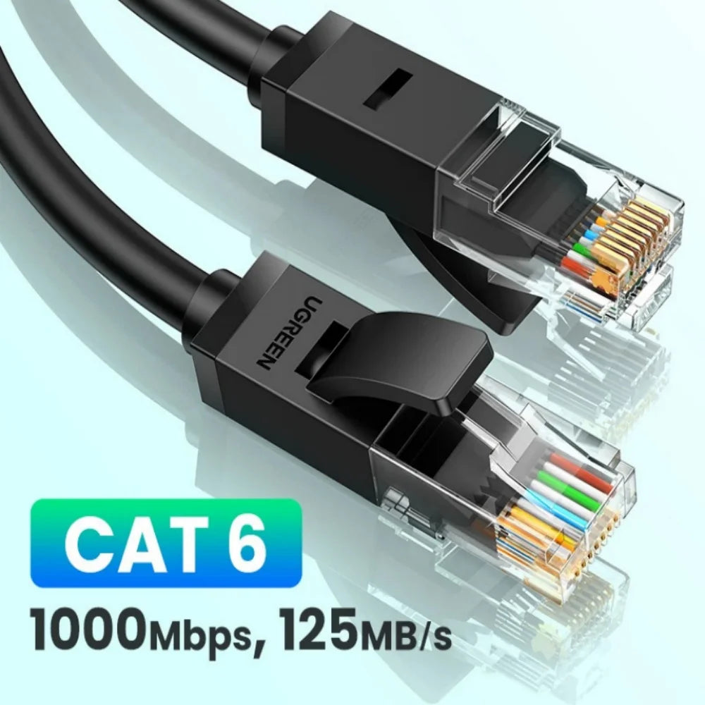 Cat6 24 Pack Short Flat Cat6 Ethernet Patch Cable 1G Support Cat 6 Patch Cable for Patch Panel to Switch Flexiable