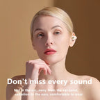 Earphone Clip Wireless Bluetooth Headphone Bone Conduction Headset High Quality TWS Auriculares Sport Noise Canceling With Mic - Nexvibe