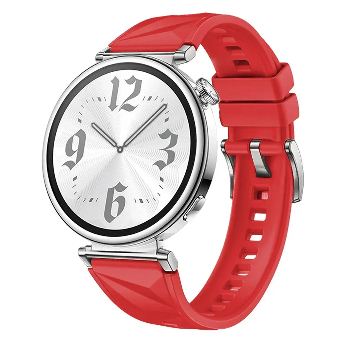 18mm Women Strap for Huawei Watch GT6/5 41mm Sport Silicone Replacement Band for Huawei Watch GT4 41mm Breathable 18mm Wristband
