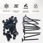 Cable Tie Buckle Fixed Through The Core Nail Cable Tie Buckle Mudguard Fender Inner Lining Trunk Buckle