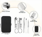 Complete Nail Tool Set 1 Units, 8 Essential Tools per Kit, Sharp Blades & Safe Handles, Easy to Carry in Pocket or Bag