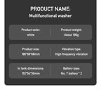 2026 New Ultrasonic Cleaning Machine Vibration Wash Cleaner Jewelry Glasses Cleaner Watch Cleaning Makeup Brush Cleaning Tool