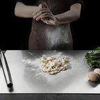 Stainless Steel Cutting Boards for Kitchen, Kneading Cutting Board Mats, Metal Cutting Board for Meat, Fruits, Vegetables, Bread, and Baking Small Cutting Boards
