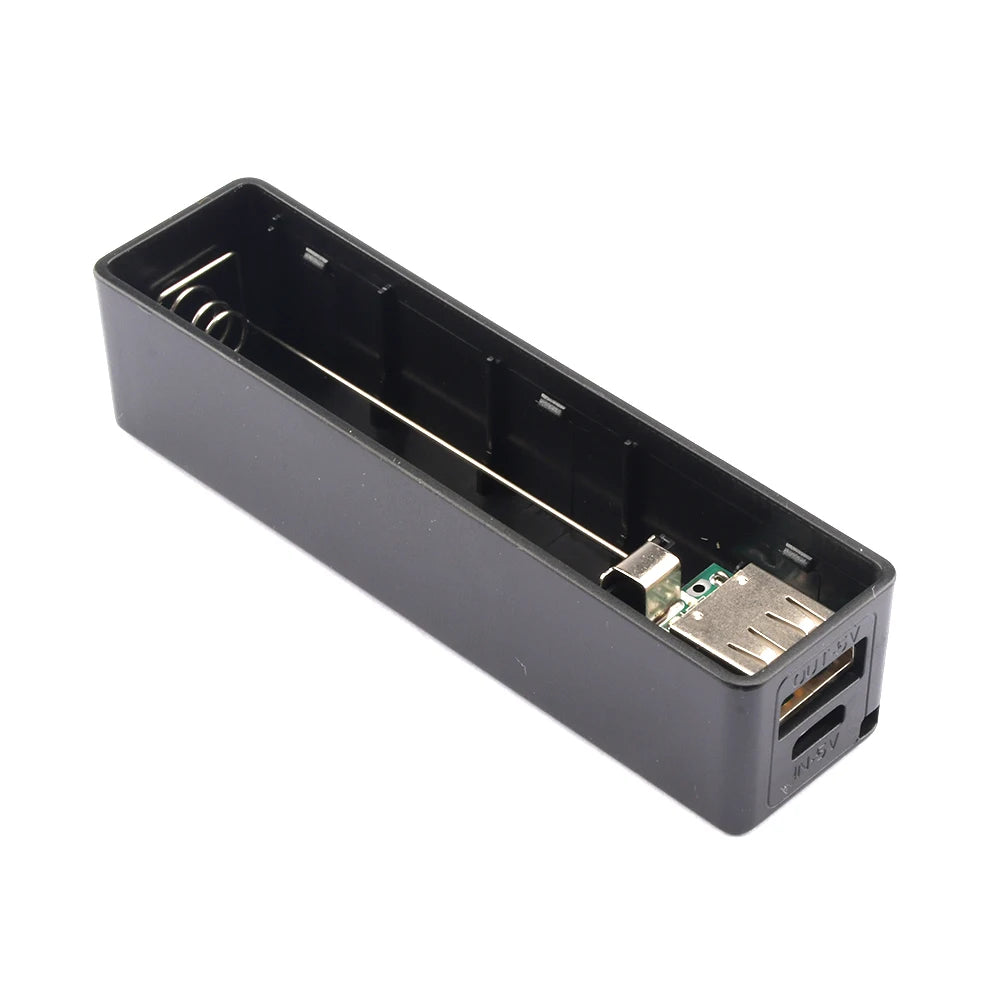 Solder-Free 18650 Power Bank Shell 5V USB Charger Battery Holder Case for Phone Electronic Charging Portable DIY Kit