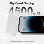 Mini Power Bank Portable 4500mAh Power Phone Charger Capsule Dual USB-C Ports For IPhone16/ 15/15 plus/15 pro/15 pro Max/Android