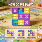 Strategic Upgraded Tic-Tac-Toe Game for Parties - Xs Vs O' Board Game for Boys, Girls, And Families