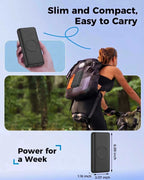 Wireless Portable Charger 20000mAh PD 22.5W Quick Charge USB C External Battery Pack 5 Ports Fast Charging Power Bank Backup Power For iPhone 16 15 14 Pro Max Samsung Galaxy S25 S24 Ultra iPad Tablet Cell Phone
