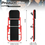3-In-1 Auto Repair Bench with Roller Moving Tool Tray Foldable Adjustable Rolling Garage Seat 300 Lbs Capacity Lying Sitting Leaning with 6 Wheel Rollers