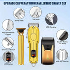 3 in1/1pc Professional Hair Clipper Kit Electric Shaver for Barber Men's Hair Trimmer Electric Shaver Hair Cutting Machine
