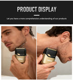 Ufree Electric Razor for Men, Foil Shaver with 2 Foil Heads,  Home appliance Electric Shaver, Wet Dry Cordless Razor, Chargeable