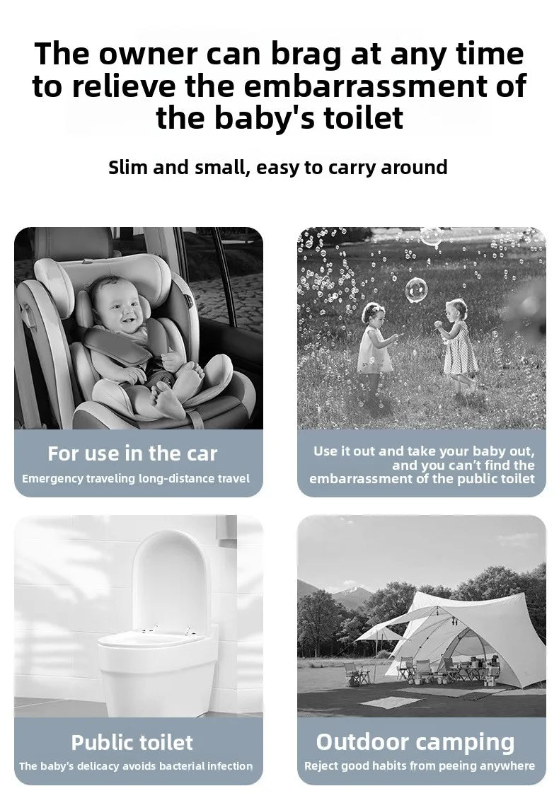Portable Baby Hygiene Toilet Urinal Boys Leak-proof Outdoor Car Travel Anti-leakage Potty Kids Convenient Toilet Potty