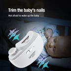 2 In 1 Electric Nail Trimmer Anti Splash Design Baby Adult Finger Toe Nail Clipper Manicure Pedicure Tools For Thick Nails