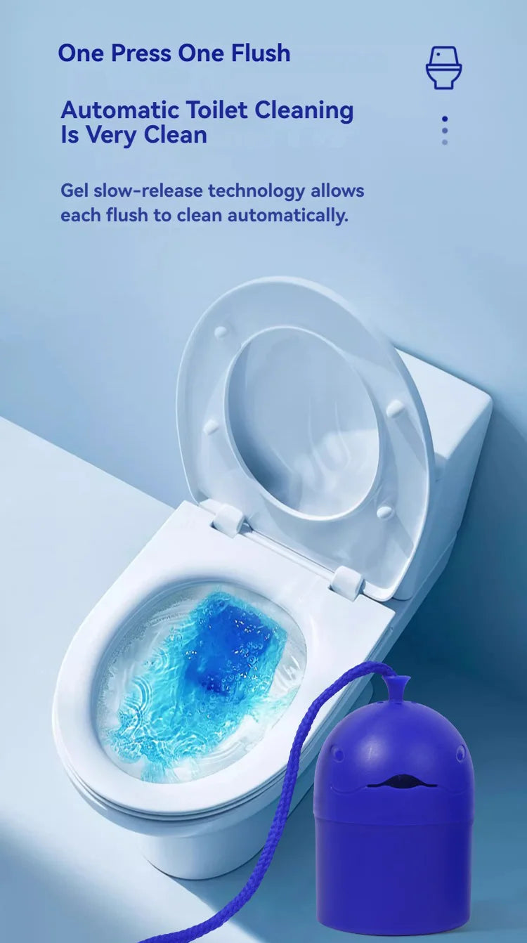 Automatic Toilet Bowl Cleaner, Tank Freshener, Odor Control, No Scrub Cleaning, Long Lasting up to 300 Flushes