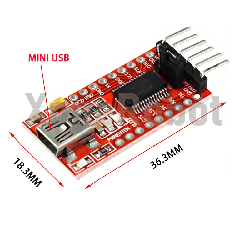 1-10PCS FT232RL FT232 FTDI USB 3.3V 5.5V to TTL Serial Adapter Module for Arduino FT232 Pro Mini Port USB TO TTL 232 Type-C USB