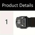 2PC Tactical Waist Belt - Durable Automatic Buckle, Perfect for Outdoor Adventures, Unisex Accessories for Men and Women