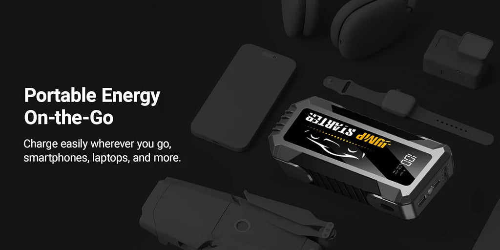 Car Jump Starter 5000A, Jump Starter Battery Pack (Up to 8L Gas & 7L Diesel Engines),20000mAh Battery Jumper Charger, Power Bank